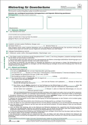 Obrázok produktu pre 50xRNK Verlag 598 Nájomná zmluva pre obchodné priestory 6 strán zložených na DIN A4
