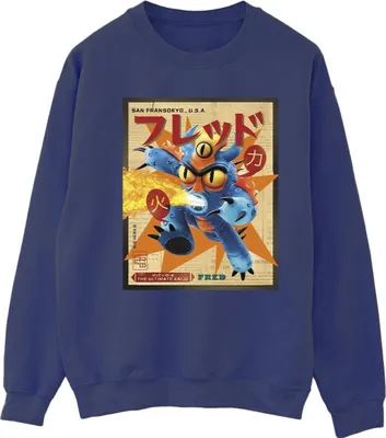 Produktbild von Disney - "Big Hero 6" Sweatshirt für Damen BI11469 (XL) (Marineblau)