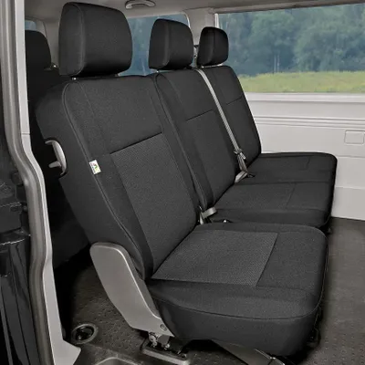 Produktbild von Maß-Sitzbezüge kompatibel mit VW T5 2003-2015 Vorne (Einzelsitz+2er-Bank mit Tisch) Z460685