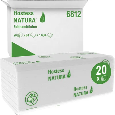 Immagine prodotto di Scott® 6812 Asciugamani di carta Scott® NATURA piegati a 2 veli 1.680 asciugamani