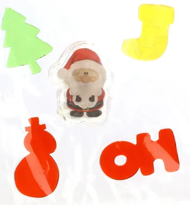 Produktbild von MagicGel Fensterbilder Weihnachten Santa mit LED Beleuchtung