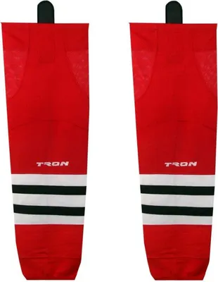 Obrázek produktu pro TRONX SK300 Senior Hockey Socks, Chicago Blackhawks, červená, velikost: 30 palců