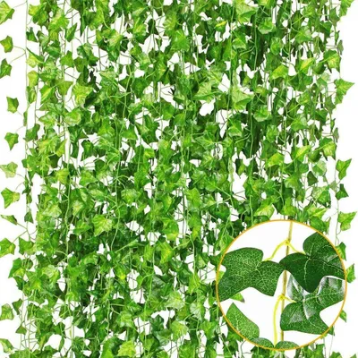 2er Set Künstliche Efeuranken, 95 cm, Grün, Kunststoff