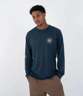 Produktbild von Hurley Eagles High Langarm-t-shirt Blau L Mann Blau L