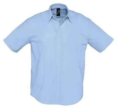 Image de SOLS - Chemise « Brisbane » pour homme à manches courtes LT1445 (4XL) (bleu ciel)