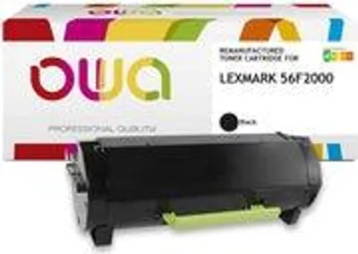 Produktbild von Armor OWA Toner kompatibel zu Lexmark 56F2000 schwarz 6.000 S. - Kompatibel - Tonereinheit (K18400OW)