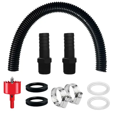 Productafbeelding van Regentonverbindingsset 1 inch, met 2 regentondoorvoer