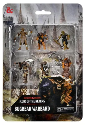 Bugbear Warband – 5 Miniaturfiguren für Tabletop-Rollenspiele