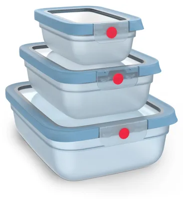 Productafbeelding van EMSA oneClick N1230200, Doos, Rechthoekig, Blauw, Transparant, Polypropyleen (PP), Polypropyleen (PP) / thermoplastisch elastomeer (TPE), Duitsland