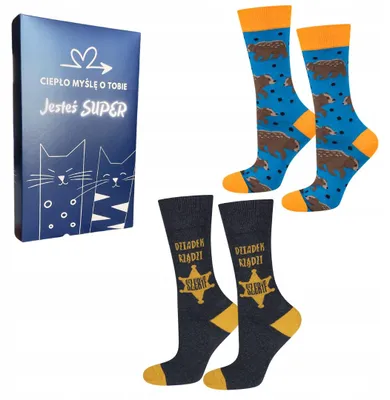 Produktbild von Soxo Herren Baumwollsocken Geschenkbox Größe 40-45