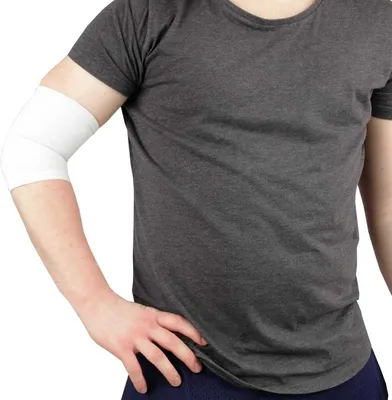Immagine prodotto di Gomitiere in bianco, protezioni articolari Protezioni per l'articolazione del gomito unisex