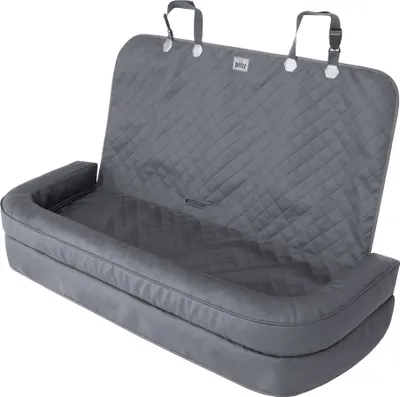 Obrázek produktu pro Přepravní box BACK ( 135 x 45 cm ) pro psy - Pelíšek a ochranná podložka do kufru auta, odnímatelný potah, protiskluzový - Doggy