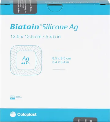 Produktbild von Biatain Silicone Ag Schaumverband, 5 St VER