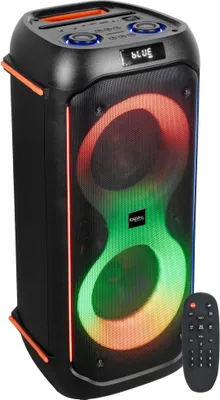 Produktbild von Ibiza Sound COLUMBA600, 600 W, Schwarz, Verkabelt & Kabellos, MicroSD (TransFlash), Lithium, 3,6 Ah