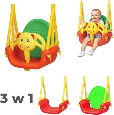 Produktbild von Ricokids 424 Kinderschaukel „Teddybär“, 3-in-1