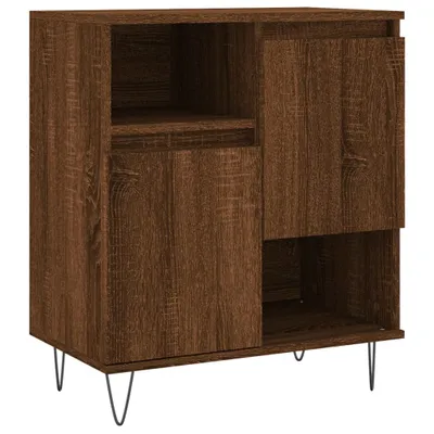 Produktbild von Möbel Sideboard - elegante Design - Mehrzweckschrank - Braun Eichen-Optik 60x35x70 cm Holzwerkstoff - Kommoden CLORIS6335481