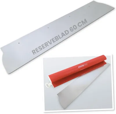 Ersatzmesser 60 cm, 0,5 mm, Edelstahl, für Glättkelle