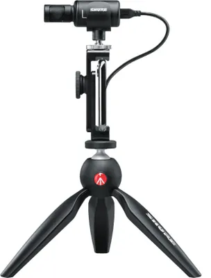 Produktbild von Shure MV88+ VIDEO KIT Schwarzes Tischmikrofon