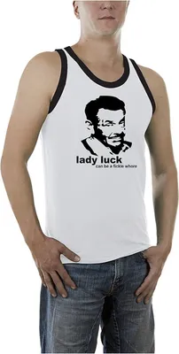 Produktbild von Touchlines Herren Tank Top , Lady Luck Kontrast Weiss, M