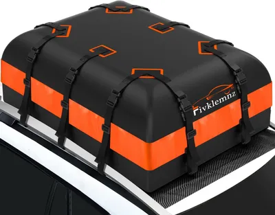 Imagen del producto de Portaequipajes impermeables, con capacidad de 21 pies cúbicos, con alfombrilla antideslizante, para vehículos