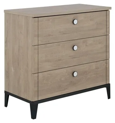 Image de Galipette Commode chene blond 3 tiroirs