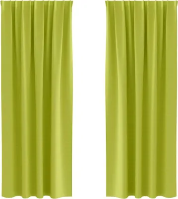 Obrázok produktu pre vidaXL Zatemňujúce závesy s krúžkami 2 ks Zelená 260 x 140 cm