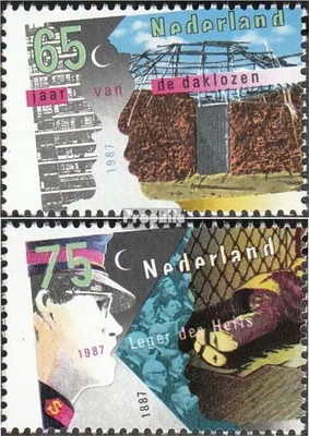 Produktbild von Briefmarken Niederlande 1987 Mi 1311-1312 (kompl.Ausg.) postfrisch Heilsarmee