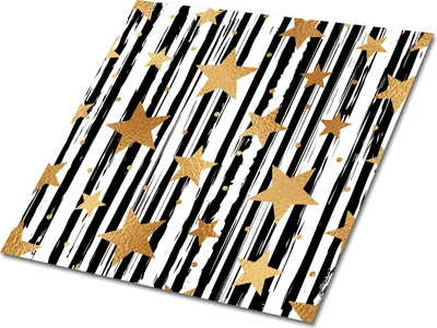 Produktbild von Selbstklebende Platten 30x30 cm Wandpaneele 9 Stück im Set Wanddeko - Linien und Sterne