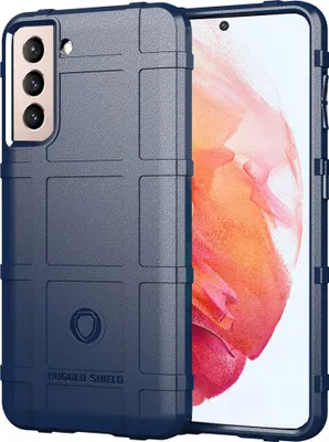 Produktbild von Galaxy S21 FE 5G Hülle, Weich TPU Silikon Stossfest Anti-rutsch Tasche Heavy Duty Schutzhülle für Samsung Galaxy S21 FE 5G Blau