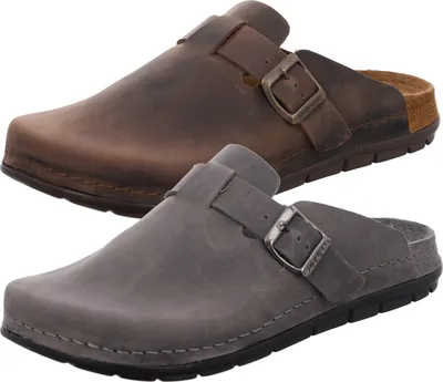 Produktbild von Rohde Herren Hausschuhe Pantoffeln Leder Rodigo-H 6743, Größe:42 EU, Farbe:Braun