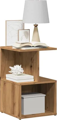 Immagine prodotto di vidaXL Comodino rovere Artisan 35x35x55 cm materiale a base di legno