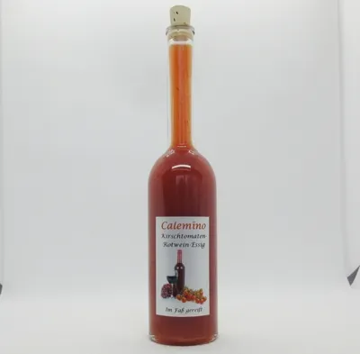 Produktbild von Kirschtomaten-Rotwein-Essig mit 11,7% frischen Kirschtomaten 200ml