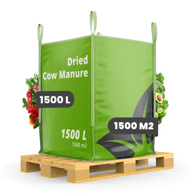 Produktbild von Getrockneter Kuhmist (Big Bag 1500 Liter – für 1500m2)- Organifer