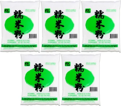 Produktbild von 5er Pack - FARMER Klebreismehl (5x 400g) | Klebreis Mehl | Glutinous Rice Flour | aus Klebreis