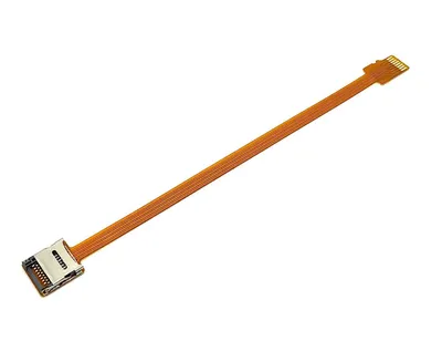 Produktbild von microSD / T-Flash zu microSD Verlängerung Ultraflexibel 16cm