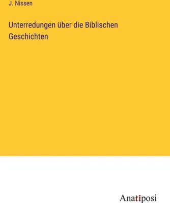 Produktbild von Unterredungen über die Biblischen Geschichten