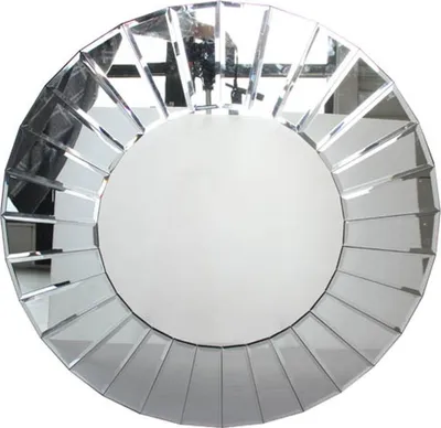 Productafbeelding van Kaheku wandspiegel Washington, helder glas, 80 cm diameter.Artikelnummer: 124201299