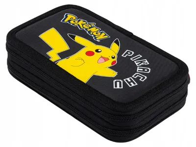 Produktbild von Doppeltes Federmäppchen mit Pokemon-Ausrüstung