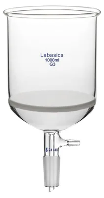 Buchnertrichter, Borosilikatglas, G3, 114 mm, 1000 ml, 24/40