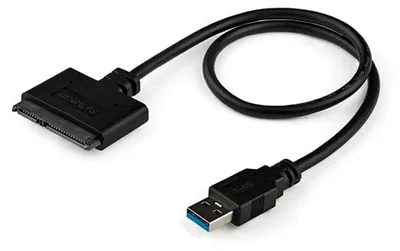 Image de Adaptateur USB vers SATA pour disque dur Startech USB3S2SAT3CB HDD/SSD 2.5
