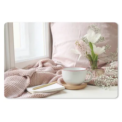 Produktbild von MuchoWow® Mauspad Mousepad Stillleben - Frühling - Blumen 27x18 cm - Mousepads - Maus Mat - Pad - Mausunterlage - Büroartikel - Desk Matten