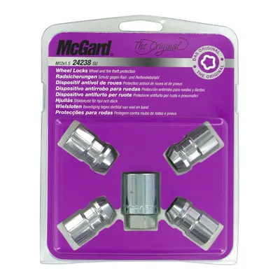 Productafbeelding van MCGARD Originele wielslotset, chroom, 60°, M12, SW21, 37 mm lengte, geschikt voor HYUNDAI Tucson (TL, TLE) en KIA SPORTAGE (SL)