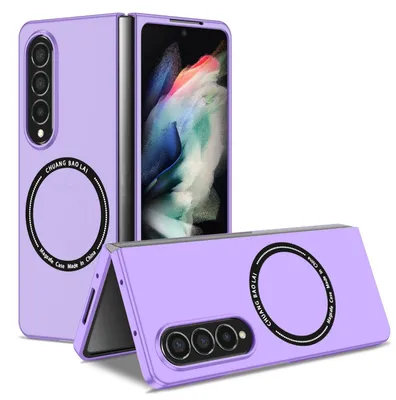 Immagine prodotto di Per Samsung Galaxy Z Fold4 5G Magnet Magsafe Design Custodia per cellulare viola