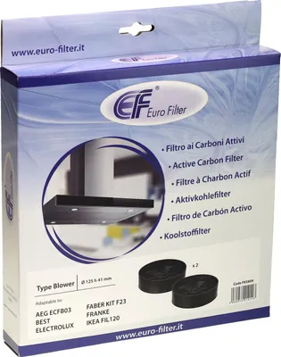 Produktbild von NYTTIG FKS809, FIL 120 Aktivkohlefilter  für IKEA 904.213.36 Dunstabzugshaube