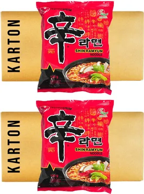 Produktbild von Nong Shim Shin Ramyun Ramen Nudeln scharf 40x120g