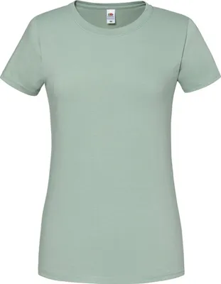 Produktbild von Fruit of the Loom - "Iconic 195 Premium" T-Shirt für Damen RW9339 (42 DE) (Salbei)