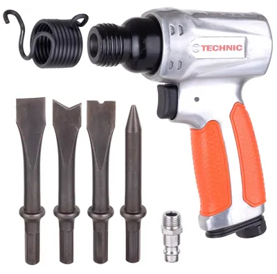 Zdjęcie produktu dla Profesjonalny młot pneumatyczny z 4 dłutami Technic AT-2070NH (dłuto sześcioostrzowe)