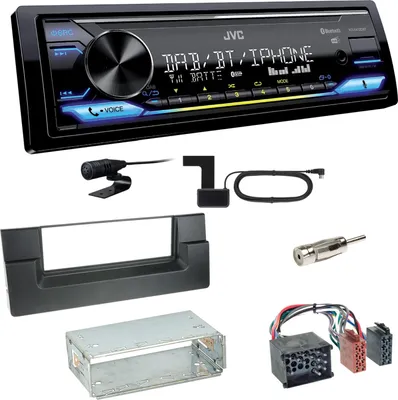 Produktbild von JVC KD-X472DBT Digitalradio USB MP3 FLAC Einbauset für BMW 5er E39 bis 09/2000