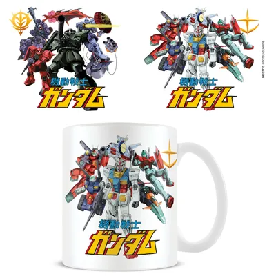 Zdjęcie produktu dla Hrnek Gundam (Mech Mash Up) 315 ml