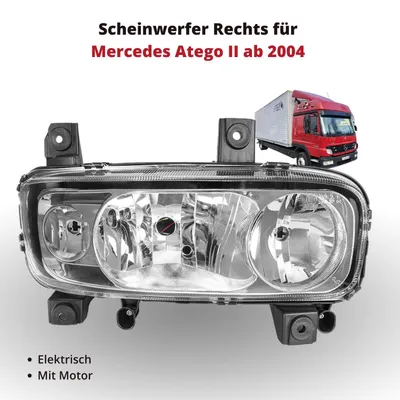 Obrázok produktu pre Predný svetlomet vpravo pre Mercedes Atego II od roku 2004 | elektrický | s hmlovkou | OEM 9138202961